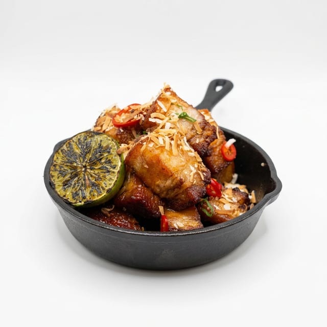 Coconut Lime Pork Belly.